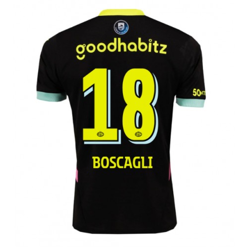 PSV Eindhoven Olivier Boscagli #18 Bortatröja 2024-25 Kortärmad PSV Eindhoven Olivier Boscagli #18 Bortatröja 2024-25 Kortärmad