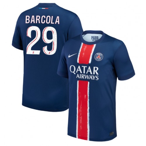 Paris Saint-Germain Bradley Barcola #29 Hemmatröja 2024-25 Kortärmad Paris Saint-Germain Bradley Barcola #29 Hemmatröja 2024-25 Kortärmad