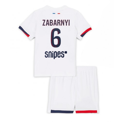 Paris Saint-Germain Illia Zabarnyi #6 Bortatröja Barn 2025-26 Kortärmad (+ Korta byxor)
