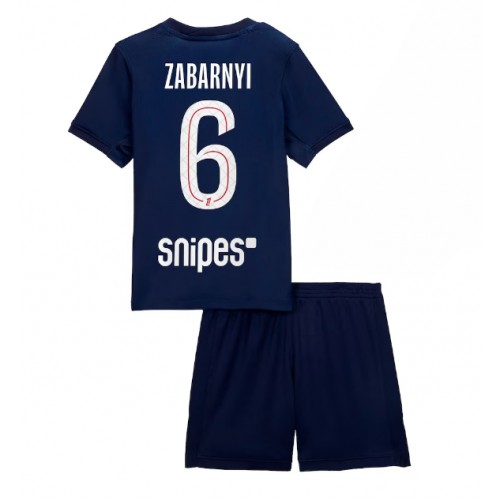 Paris Saint-Germain Illia Zabarnyi #6 Hemmatröja Barn 2025-26 Kortärmad (+ Korta byxor)