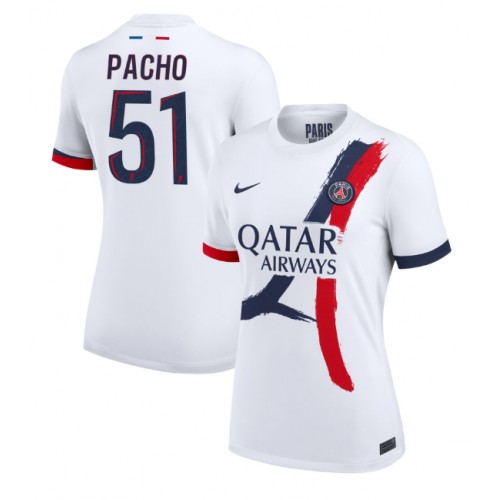 Paris Saint-Germain Willian Pacho #51 Bortatröja Dam 2024-25 Kortärmad Paris Saint-Germain Willian Pacho #51 Bortatröja Dam 2024-25 Kortärmad