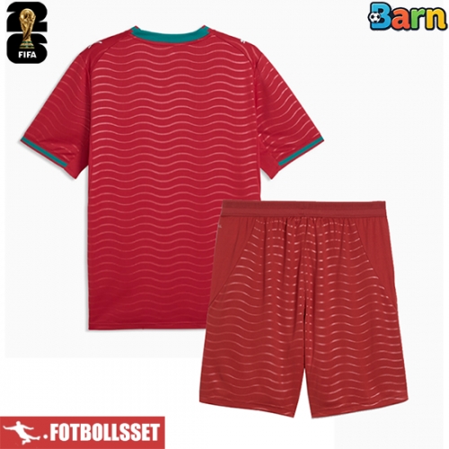 Portugal Hemmatröja Barn VM 2026 Kortärmad (+ Korta byxor)