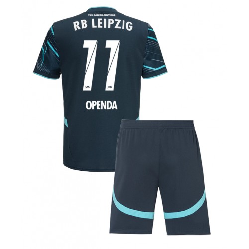 RB Leipzig Lois Openda #11 Tredje Tröja Barn 2024-25 Kortärmad (+ Korta byxor)