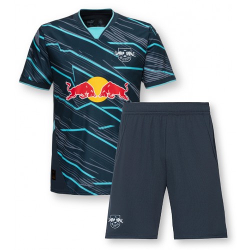 RB Leipzig Tredje Tröja Barn 2024-25 Kortärmad (+ Korta byxor)