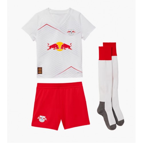 RB Leipzig Xavi Simons #10 Hemmatröja Barn 2025-26 Kortärmad (+ Korta byxor)