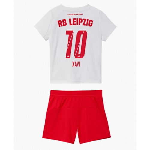 RB Leipzig Xavi Simons #10 Hemmatröja Barn 2025-26 Kortärmad (+ Korta byxor)