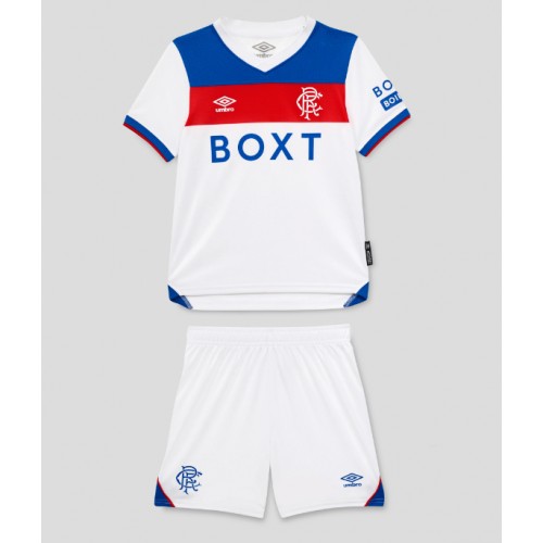 Rangers Bortatröja Barn 2025-26 Kortärmad (+ Korta byxor)