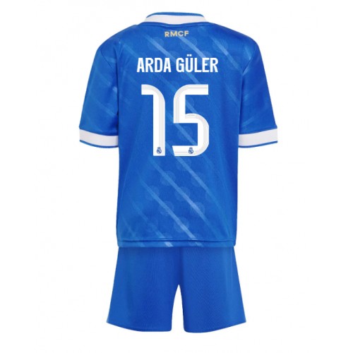 Real Madrid Arda Guler #15 Tredje Tröja Barn 2025-26 Kortärmad (+ Korta byxor)