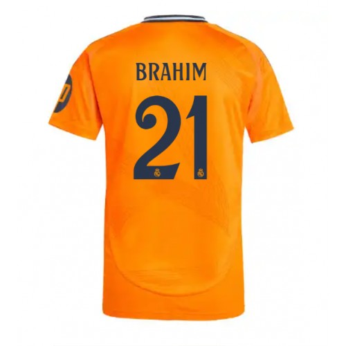 Real Madrid Brahim Diaz #21 Bortatröja 2024-25 Kortärmad Real Madrid Brahim Diaz #21 Bortatröja 2024-25 Kortärmad
