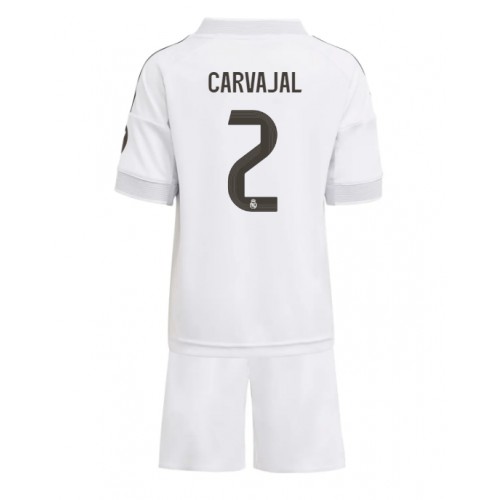 Real Madrid Daniel Carvajal #2 Hemmatröja Barn 2025-26 Kortärmad (+ Korta byxor)