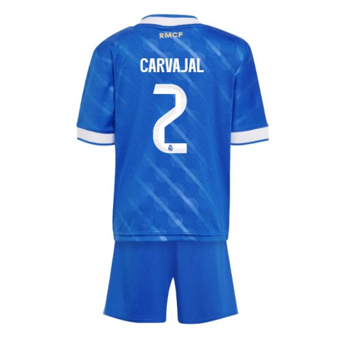 Real Madrid Daniel Carvajal #2 Tredje Tröja Barn 2025-26 Kortärmad (+ Korta byxor)