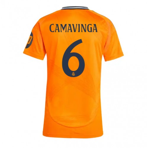 Real Madrid Eduardo Camavinga #6 Bortatröja Dam 2024-25 Kortärmad Real Madrid Eduardo Camavinga #6 Bortatröja Dam 2024-25 Kortärmad
