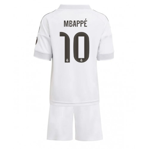 Real Madrid Kylian Mbappe #10 Hemmatröja Barn 2025-26 Kortärmad (+ Korta byxor)