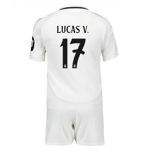 Real Madrid Lucas Vazquez #17 Hemmatröja Barn 2024-25 Kortärmad (+ Korta byxor) Real Madrid Lucas Vazquez #17 Hemmatröja Barn 2024-25 Kortärmad (+ Korta byxor)