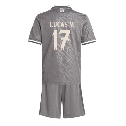 Real Madrid Lucas Vazquez #17 Tredje Tröja Barn 2024-25 Kortärmad (+ Korta byxor) Real Madrid Lucas Vazquez #17 Tredje Tröja Barn 2024-25 Kortärmad (+ Korta byxor)