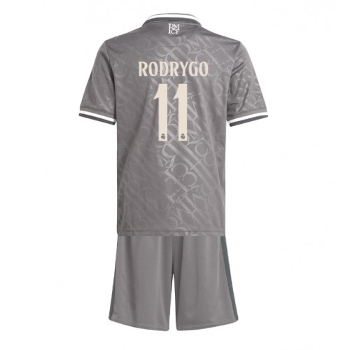 Real Madrid Rodrygo Goes #11 Tredje Tröja Barn 2024-25 Kortärmad (+ Korta byxor) Real Madrid Rodrygo Goes #11 Tredje Tröja Barn 2024-25 Kortärmad (+ Korta byxor)