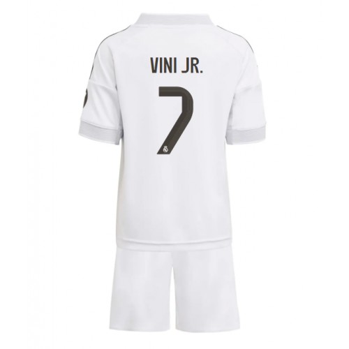 Real Madrid Vinicius Junior #7 Hemmatröja Barn 2025-26 Kortärmad (+ Korta byxor)