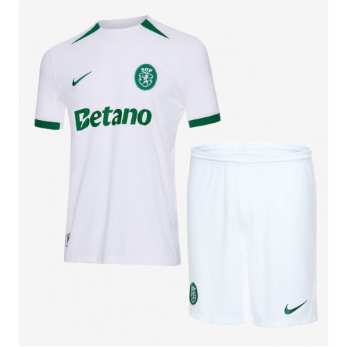 Sporting CP Bortatröja Barn 2024-25 Kortärmad (+ Korta byxor)