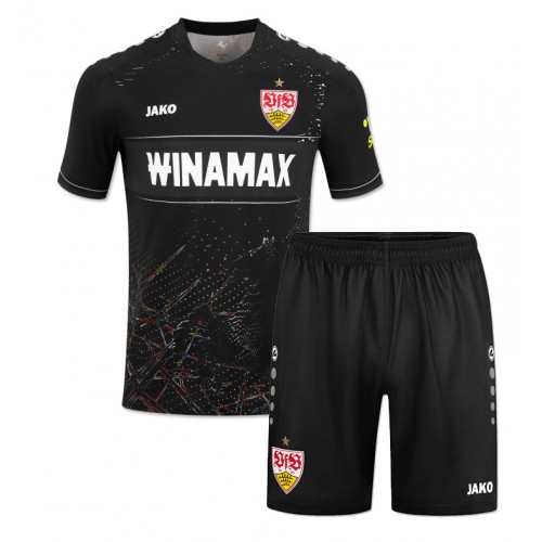 Stuttgart Tredje Tröja Barn 2024-25 Kortärmad (+ Korta byxor)