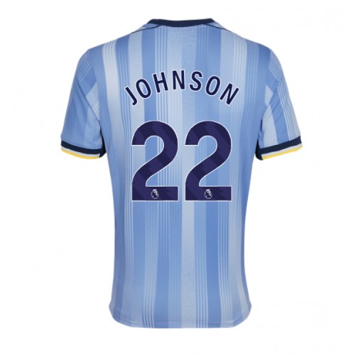Tottenham Hotspur Brennan Johnson #22 Bortatröja 2024-25 Kortärmad Tottenham Hotspur Brennan Johnson #22 Bortatröja 2024-25 Kortärmad