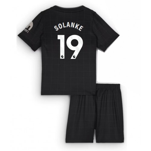 Tottenham Hotspur Dominic Solanke #19 Bortatröja Barn 2025-26 Kortärmad (+ Korta byxor)