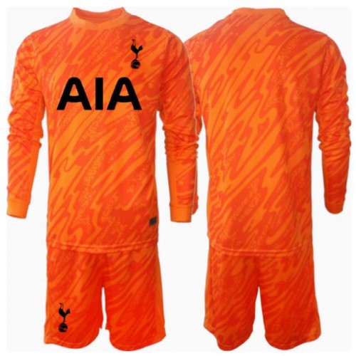 Tottenham Hotspur Målvakt Bortatröja Barn 2024-25 Långärmad (+ Korta byxor)