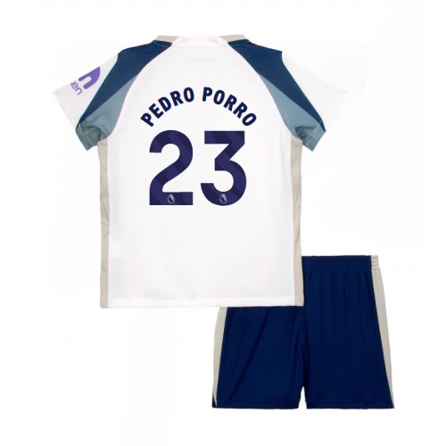 Tottenham Hotspur Pedro Porro #23 Hemmatröja Barn 2025-26 Kortärmad (+ Korta byxor)