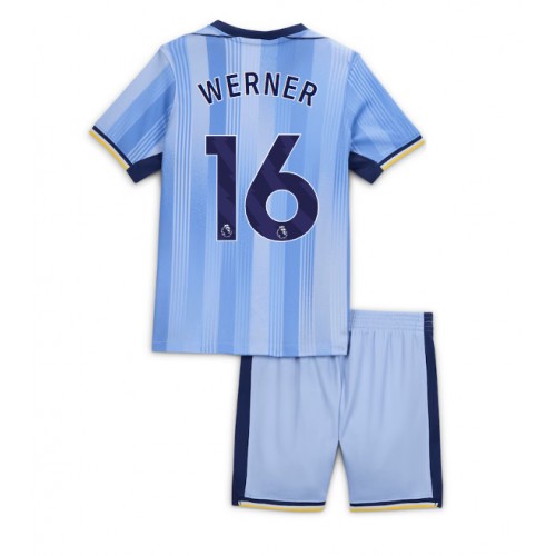 Tottenham Hotspur Timo Werner #16 Bortatröja Barn 2024-25 Kortärmad (+ Korta byxor)