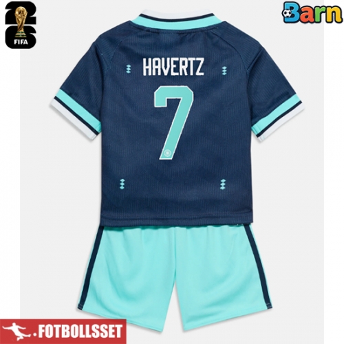 Tyskland Kai Havertz #7 Bortatröja Barn VM 2026 Kortärmad (+ Korta byxor)