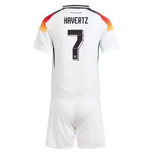 Tyskland Kai Havertz #7 Hemmatröja Barn EM 2024 Kortärmad (+ Korta byxor)