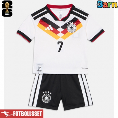 Tyskland Kai Havertz #7 Hemmatröja Barn VM 2026 Kortärmad (+ Korta byxor)