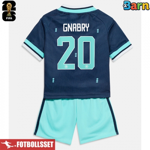 Tyskland Serge Gnabry #20 Bortatröja Barn VM 2026 Kortärmad (+ Korta byxor)