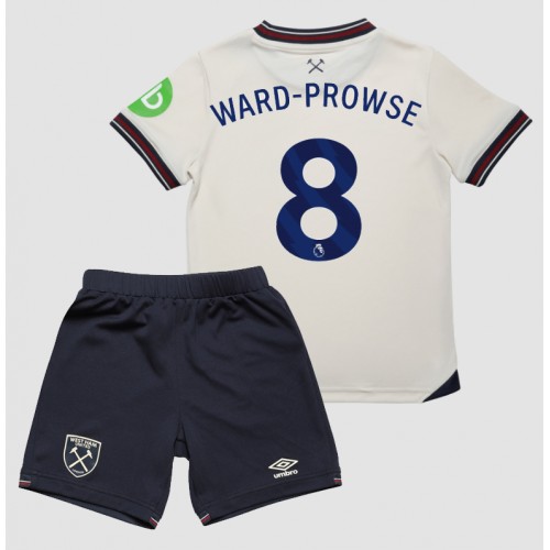 West Ham United James Ward-Prowse #8 Bortatröja Barn 2025-26 Kortärmad (+ Korta byxor)