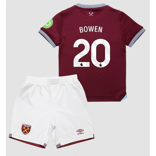 West Ham United Jarrod Bowen #20 Hemmatröja Barn 2025-26 Kortärmad (+ Korta byxor)