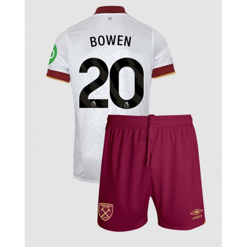 West Ham United Jarrod Bowen #20 Tredje Tröja Barn 2024-25 Kortärmad (+ Korta byxor)