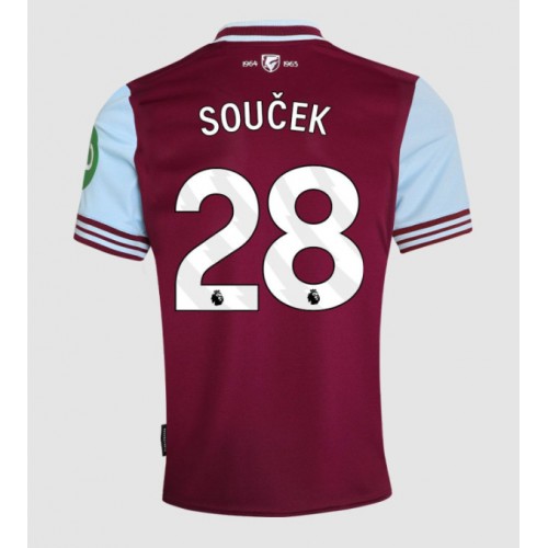 West Ham United Tomas Soucek #28 Hemmatröja 2024-25 Kortärmad West Ham United Tomas Soucek #28 Hemmatröja 2024-25 Kortärmad
