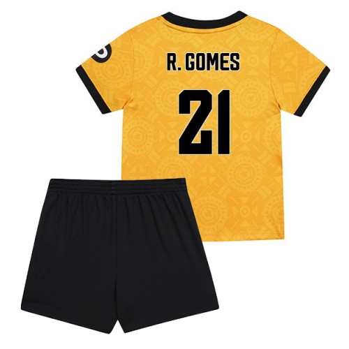 Wolves Rodrigo Gomes #21 Hemmatröja Barn 2025-26 Kortärmad (+ Korta byxor)