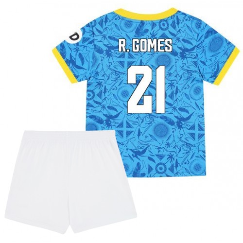 Wolves Rodrigo Gomes #21 Tredje Tröja Barn 2025-26 Kortärmad (+ Korta byxor)