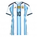Argentina Lionel Messi #10 Hemmatröja Dam VM 2026 Kortärmad