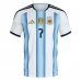 Argentina Rodrigo De Paul #7 Hemmatröja VM 2026 Kortärmad