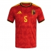 Belgien Maxim De Cuyper #5 Hemmatröja VM 2026 Kortärmad