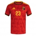Belgien Michy Batshuayi #23 Hemmatröja VM 2026 Kortärmad