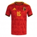 Belgien Thomas Meunier #15 Hemmatröja VM 2026 Kortärmad