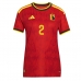 Belgien Zeno Debast #2 Hemmatröja Dam VM 2026 Kortärmad