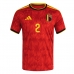 Belgien Zeno Debast #2 Hemmatröja VM 2026 Kortärmad