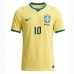 Brasilien Vinicius Junior #10 Hemmatröja VM 2026 Kortärmad
