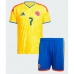 Colombia Luis Diaz #7 Hemmatröja Barn VM 2026 Kortärmad (+ Korta byxor)