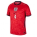 England Declan Rice #4 Bortatröja VM 2026 Kortärmad