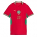 Marocko Ayoub El Kaabi #20 Hemmatröja Dam VM 2026 Kortärmad