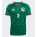 Mexiko Cesar Montes #3 Hemmatröja VM 2026 Kortärmad